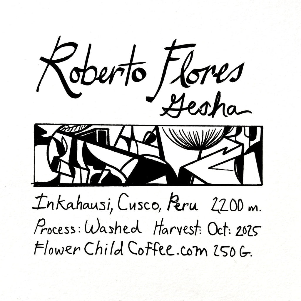 Roberto Flores - Gesha - FLOWER CHILD COFFEE